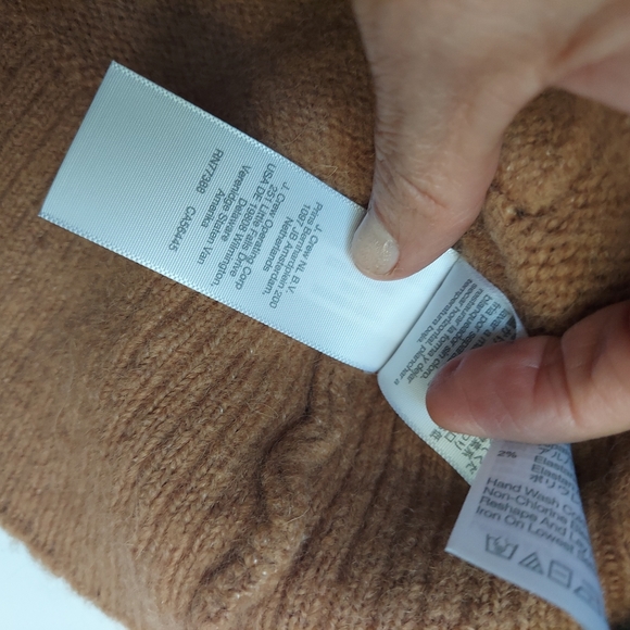 Madewell, Allston Double Button Cardigan sweater Colorblock, size M - Picture 6 of 9